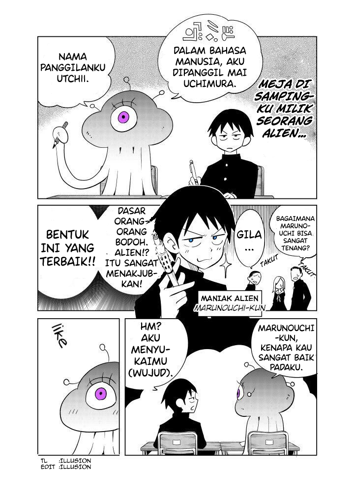 Tonari no Uchuubito ga Kowai (The Alien Next To Me Is Scary) Chapter 01 Gambar 1