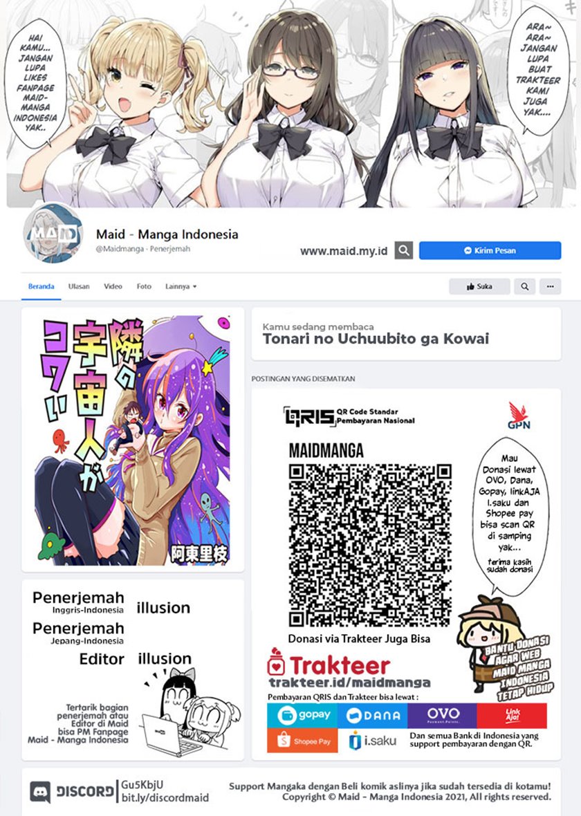Tonari no Uchuubito ga Kowai (The Alien Next To Me Is Scary) Chapter 02 Gambar 2