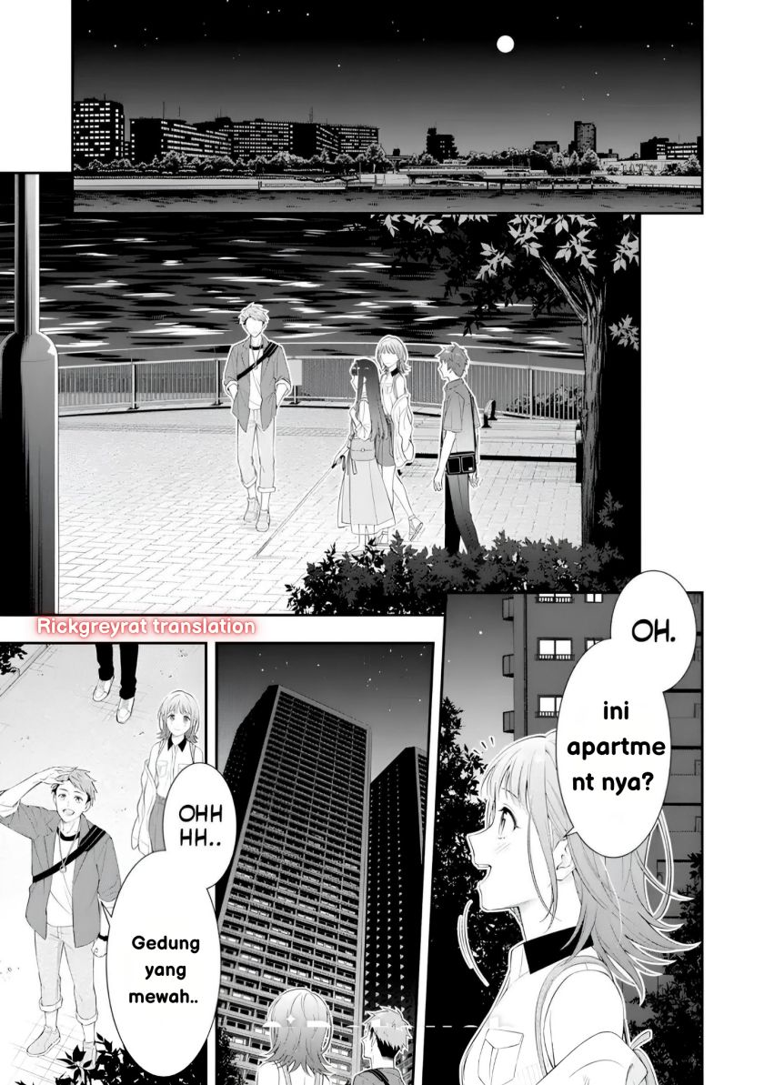 Toumei na Yoru ni Kakeru-kun to, Me ni Mienai Koi wo Shita. Chapter 01 Gambar 24