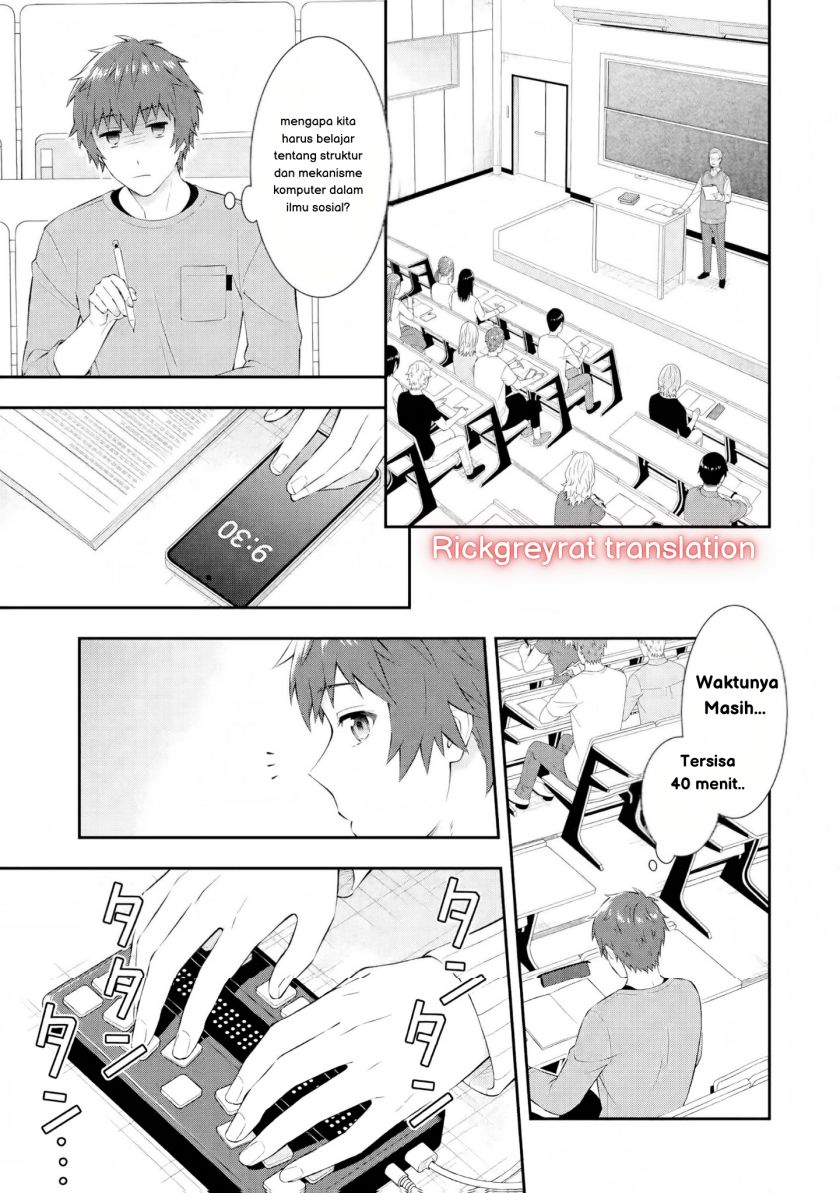 Toumei na Yoru ni Kakeru-kun to, Me ni Mienai Koi wo Shita. Chapter 01 Gambar 44