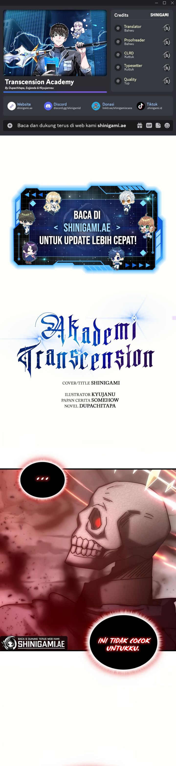 Transcension Academy Chapter 151 Gambar 1