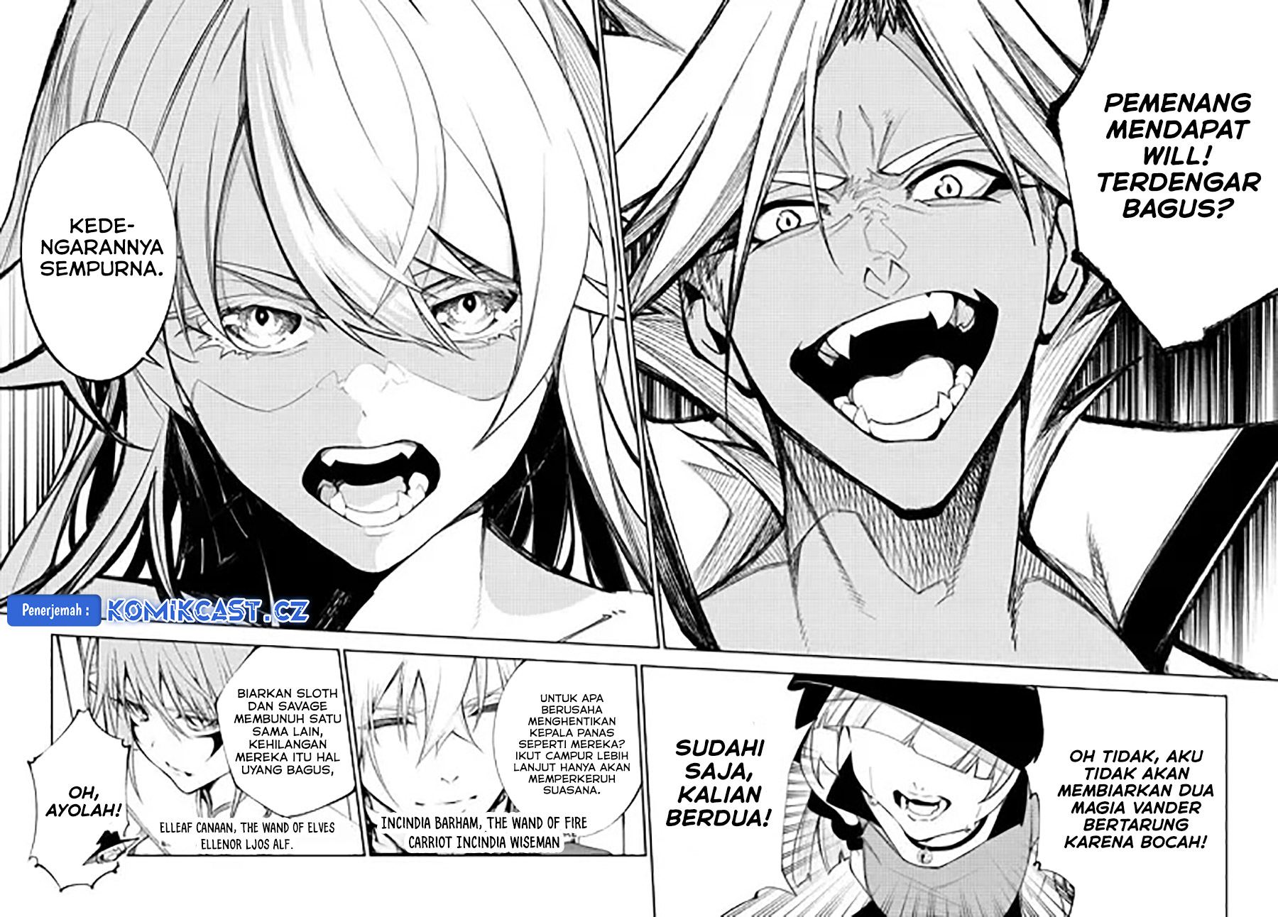 Tsue to Tsurugi no Wistoria Chapter 38 Gambar 9