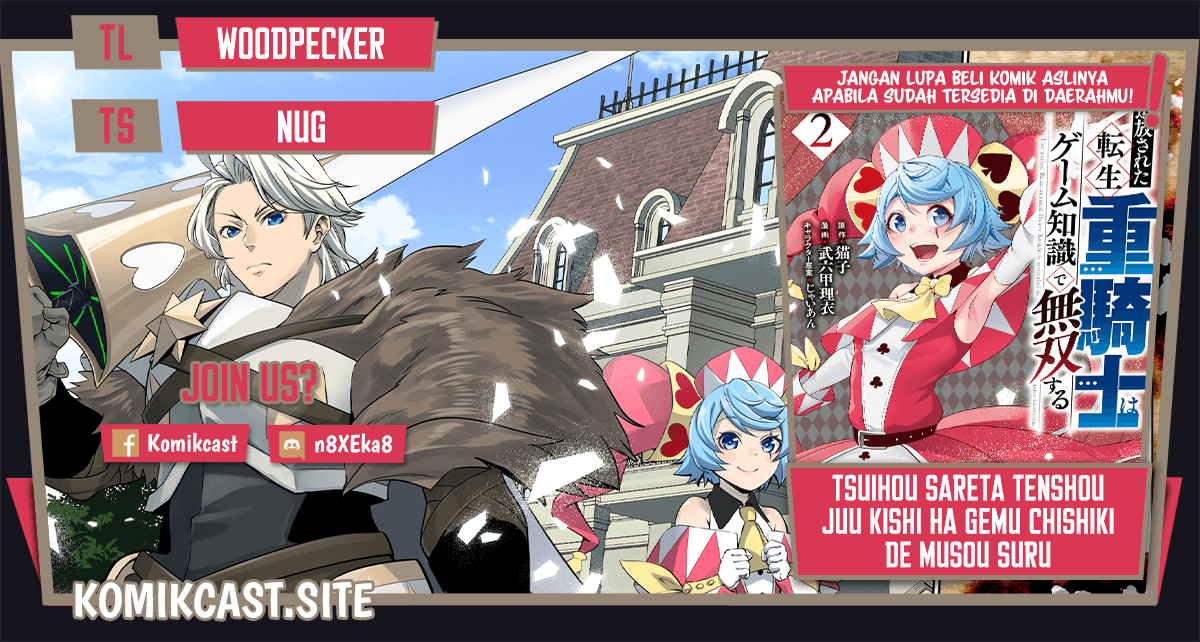 Tsuihou Sareta Tenshou Juu Kishi wa Game Chishiki de Musou Suru Chapter 38 Gambar 1