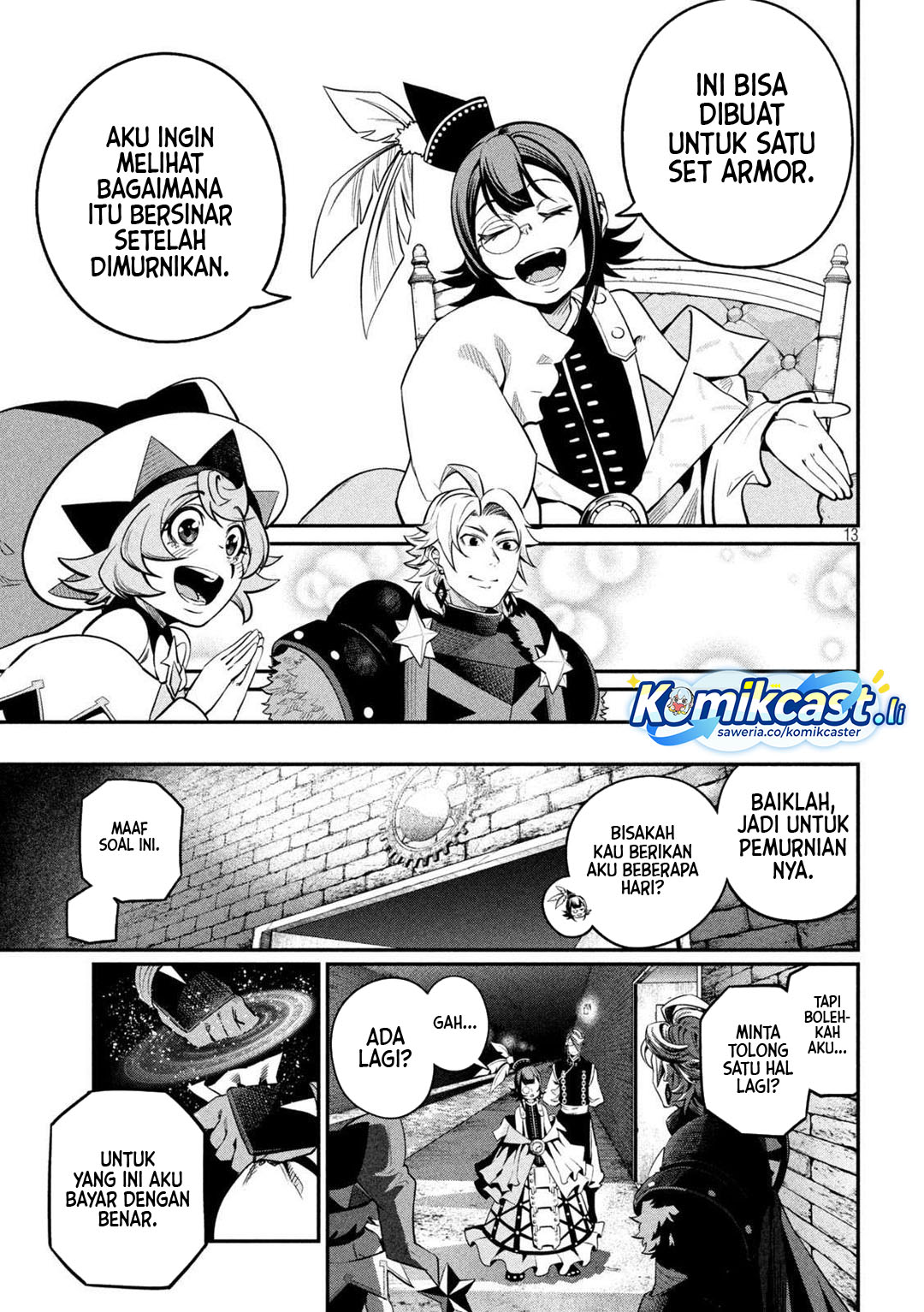 Tsuihou Sareta Tenshou Juu Kishi wa Game Chishiki de Musou Suru Chapter 128 Gambar 14