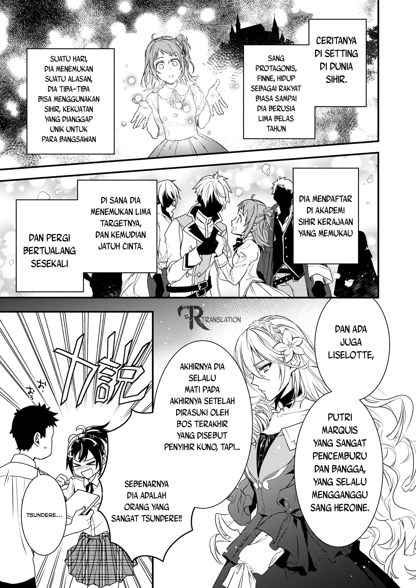 Tsundere Akuyaku Reijou Liselotte to Jikkyou no Endo-kun to Kaisetsu no Kobayashi-san (Endo and Kobayashi’s Live Commentary on the Villainess) Chapter 01 Gambar 6