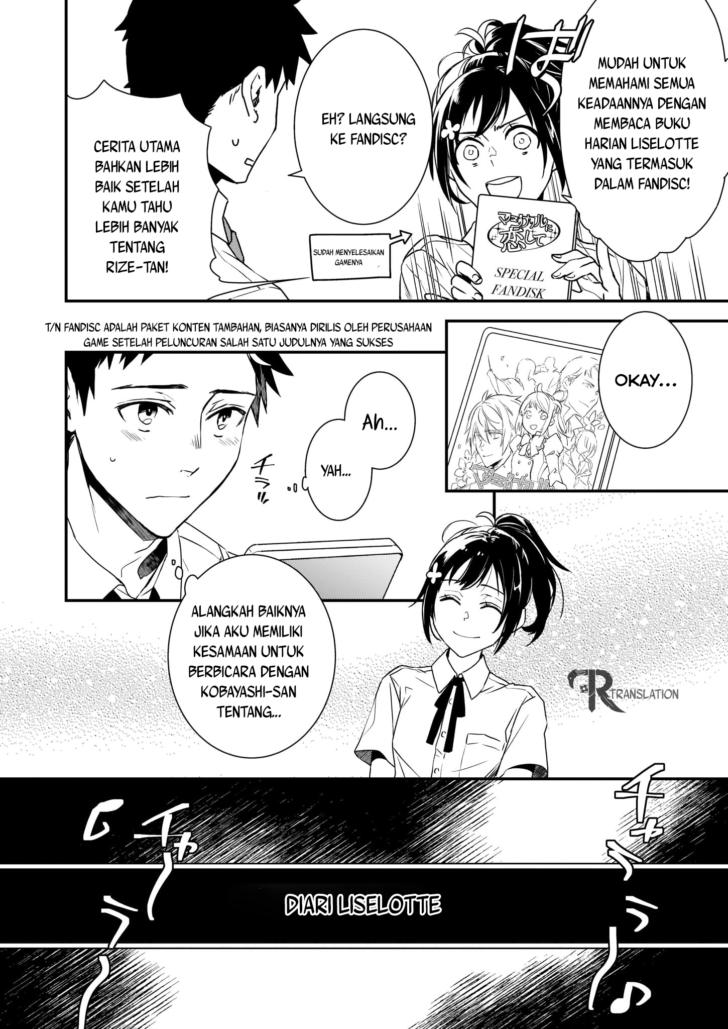 Tsundere Akuyaku Reijou Liselotte to Jikkyou no Endo-kun to Kaisetsu no Kobayashi-san (Endo and Kobayashi’s Live Commentary on the Villainess) Chapter 01 Gambar 7