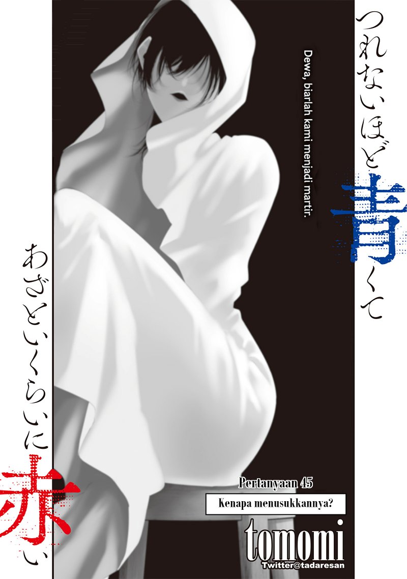 Tsurenai Hodo Aokute Azatoi Kurai ni Akai Chapter 45 Gambar 6