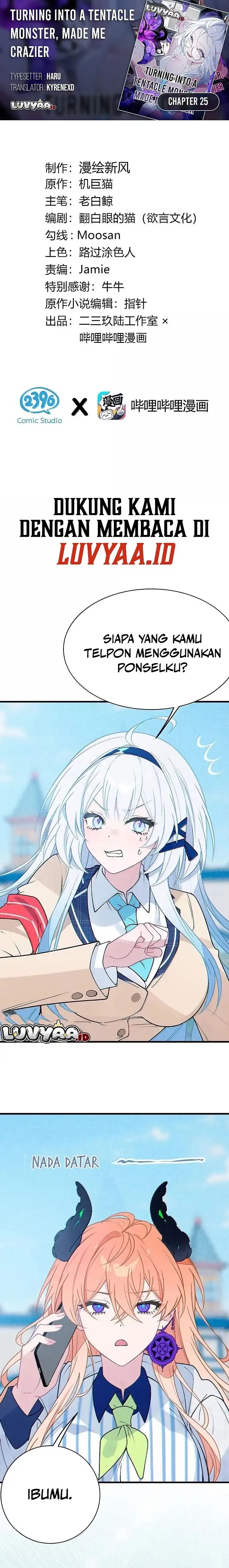 Turning Into A Tentacle Monster, Made Me Crazier Chapter 25 Gambar 1