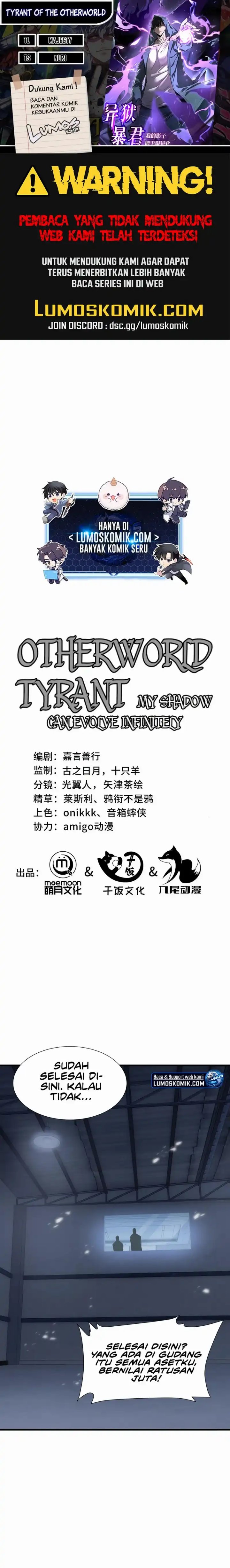Tyrant of the Otherworld: My Shadow Can Evolve Infinitely Chapter 34 Gambar 1