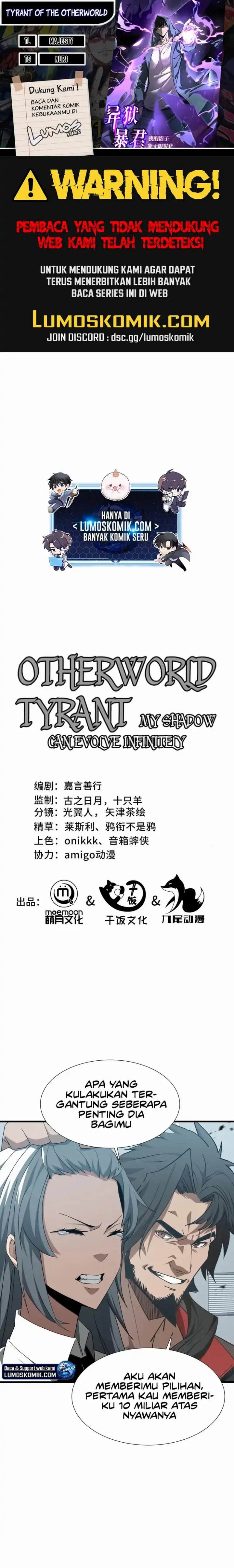 Tyrant of the Otherworld: My Shadow Can Evolve Infinitely Chapter 35 Gambar 1
