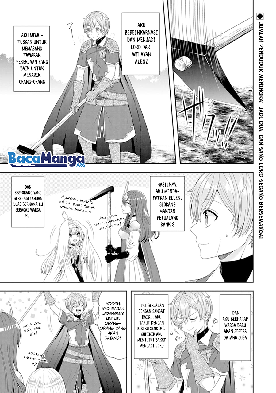 Tensei Ryoushu no Yuuryou Kaitaku: Zensei no Kioku o Ikashite White ni Tsutometara, Yuunou na Jinzai ga Atsumari Sugimashita Chapter 03.1 Gambar 2