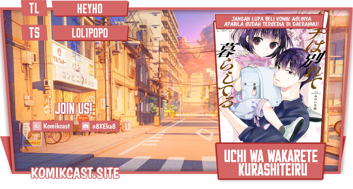 Uchi wa Wakarete Kurashiteiru Chapter 09 Gambar 1