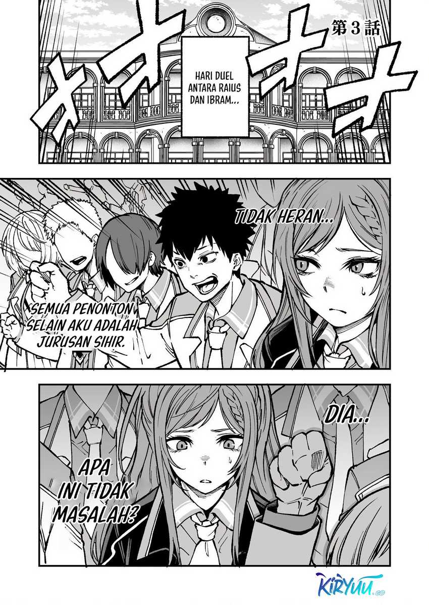 Umarekawatta Kensei Kenshi ga Reiguu sareru Majutsu Shijou Shugi no Gakuen de Musou suru Chapter 03 Gambar 2