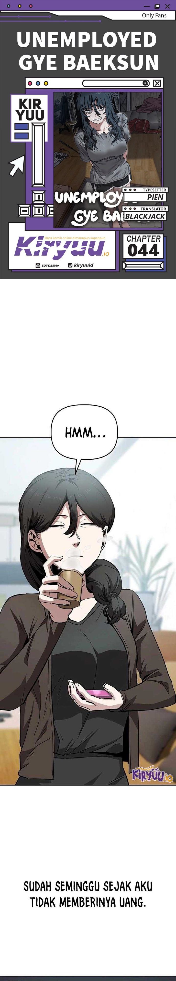 Unemployed Gye Baek Soon Chapter 44 Gambar 1