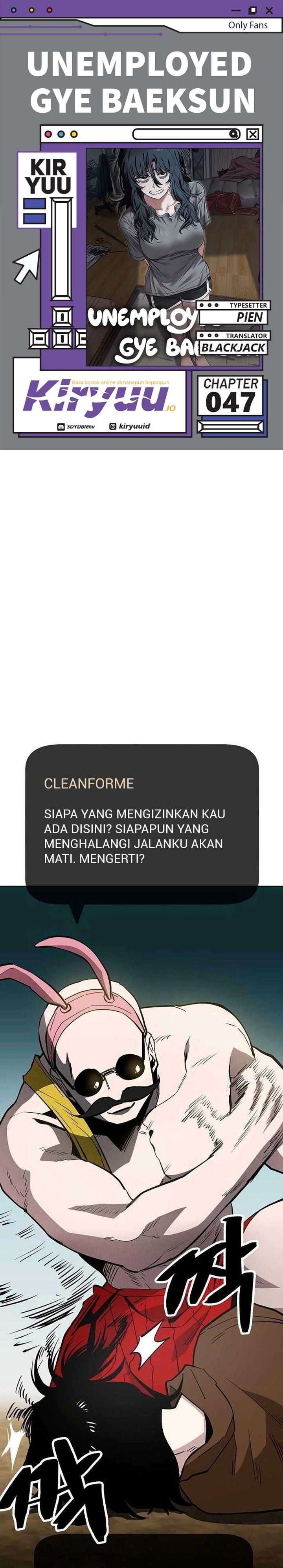 Unemployed Gye Baek Soon Chapter 47 Gambar 1