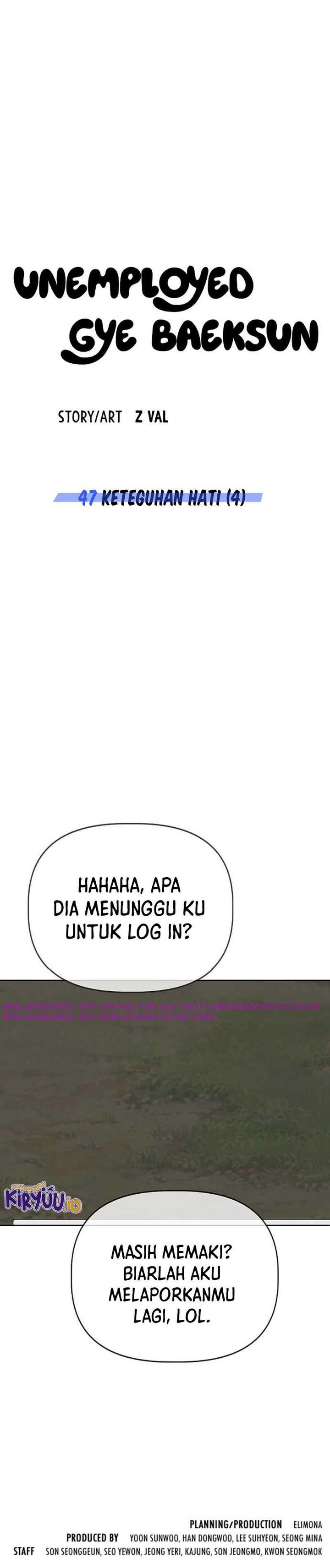 Unemployed Gye Baek Soon Chapter 47 Gambar 23