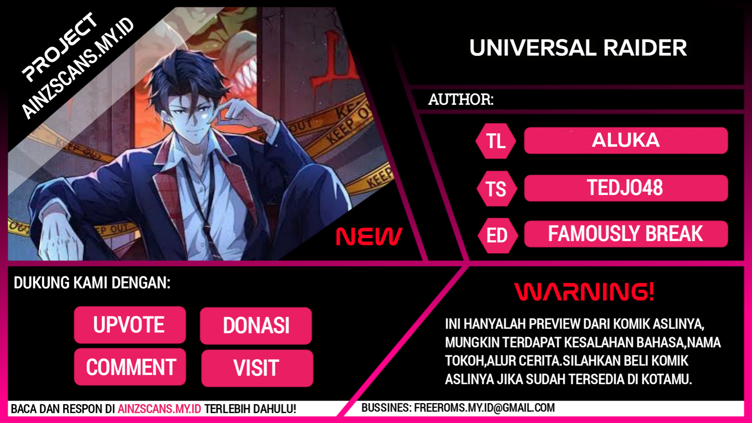 Universal Raider Chapter 15 Gambar 1