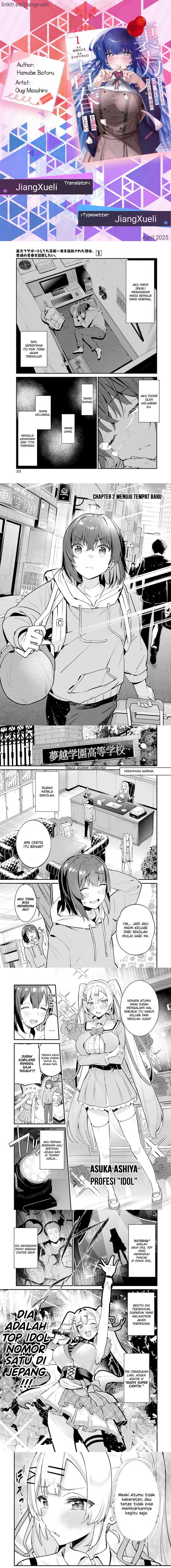 Urakata de Support Shiteta Geinou Ikka wo Tsuihousareta Boku wa, Futsuu no Seishun wo Ouka Shitai. Chapter 02 Gambar 1