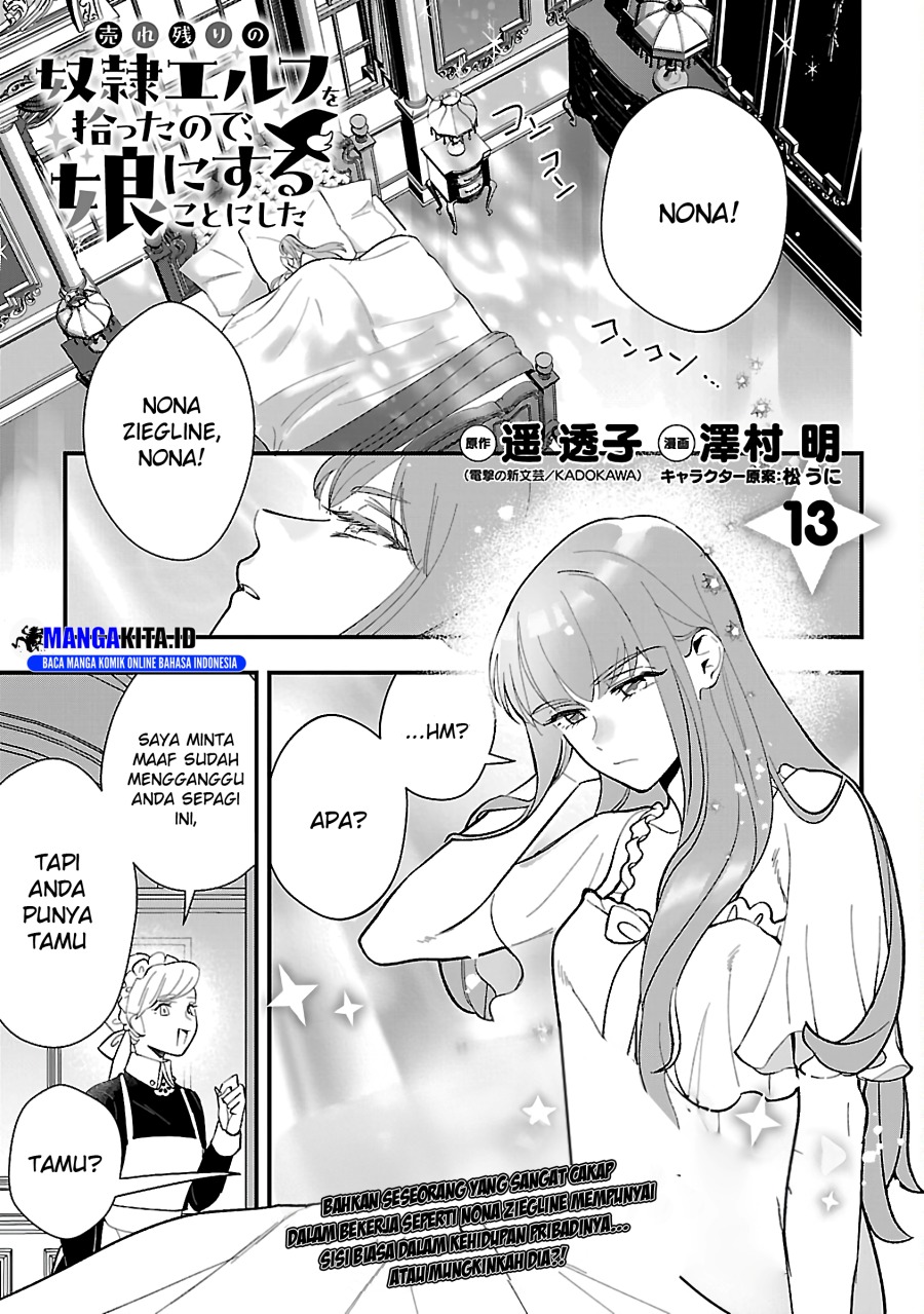 Urenokori no Dorei Elf wo Hirotta no de, Musume ni suru Koto ni shita Chapter 13.1 Gambar 2