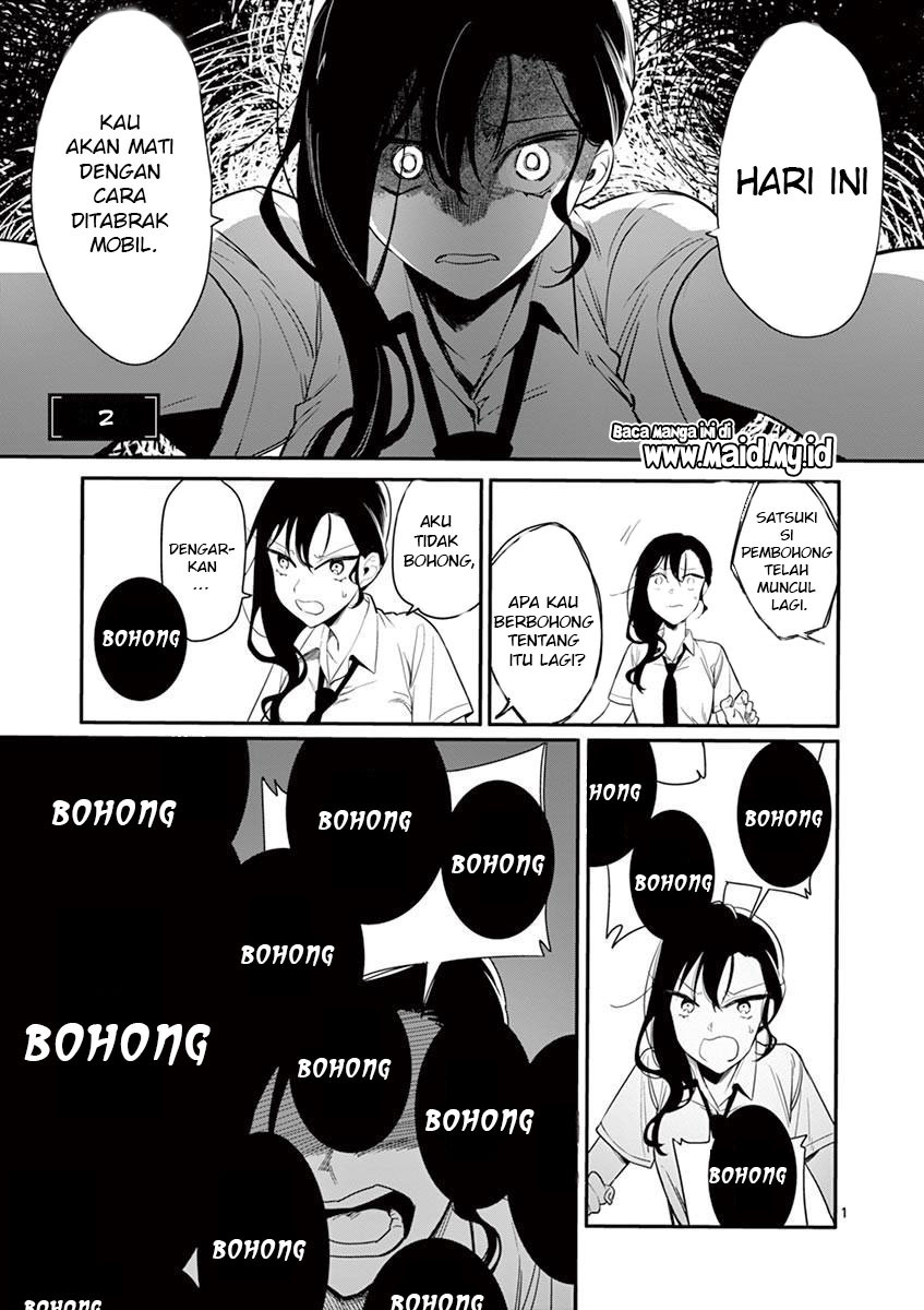 Usotsuki Satsuki Shi ga Mieru Chapter 02 Gambar 3