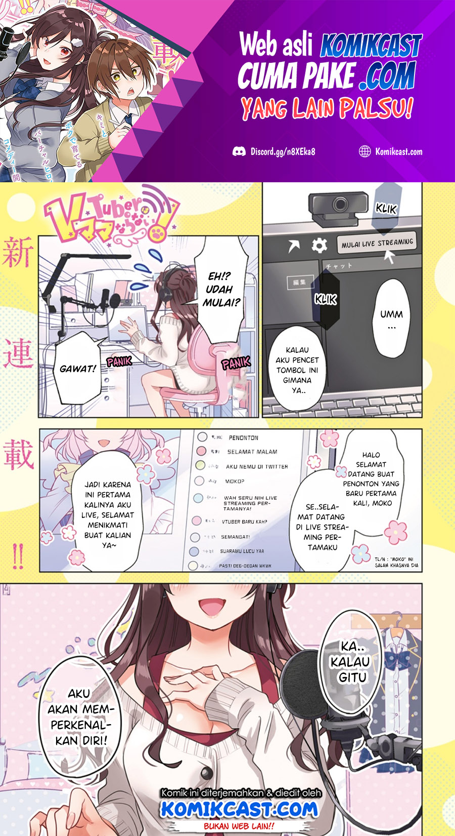 VTuber wa Mama Naranai! Chapter 01.1 Gambar 2