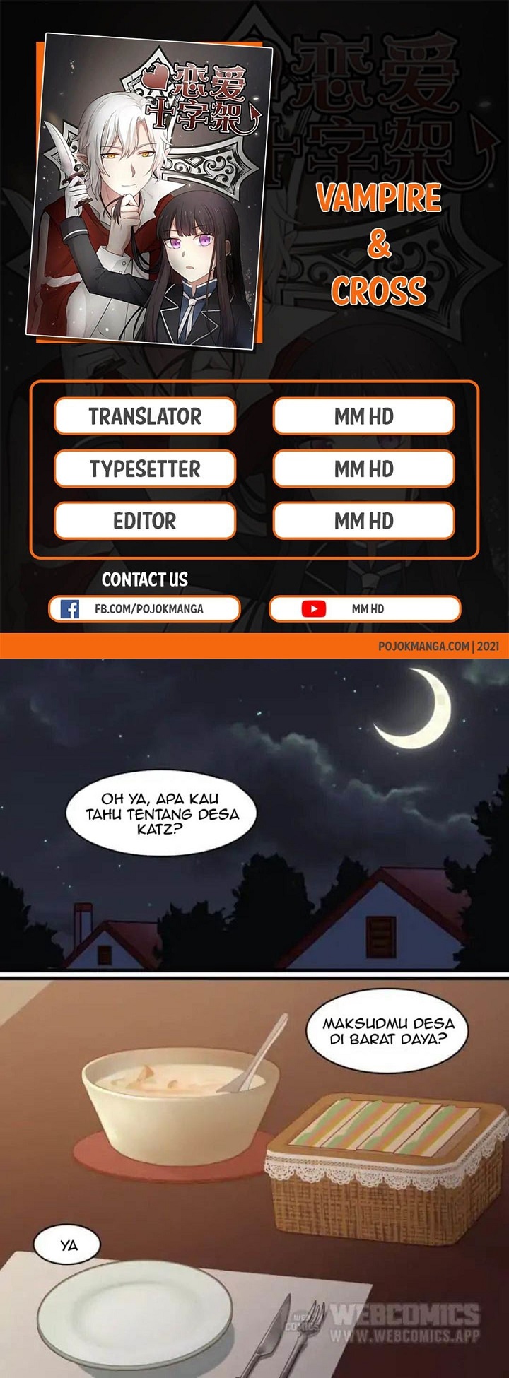 Vampire & Cross Chapter 35 Gambar 1