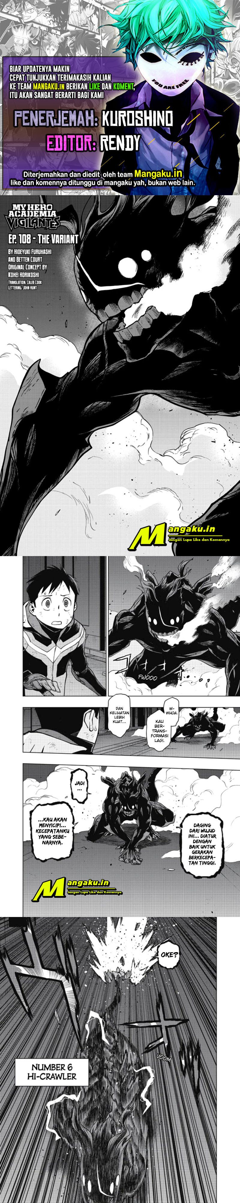 Vigilante: Boku no Hero Academia Illegals Chapter 108 Gambar 1