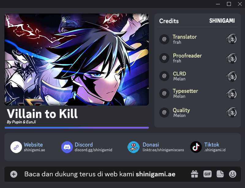 Villain To Kill Chapter 138 Gambar 1