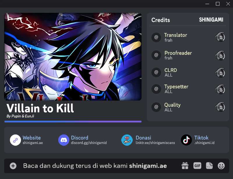 Villain To Kill Chapter 150 Gambar 1