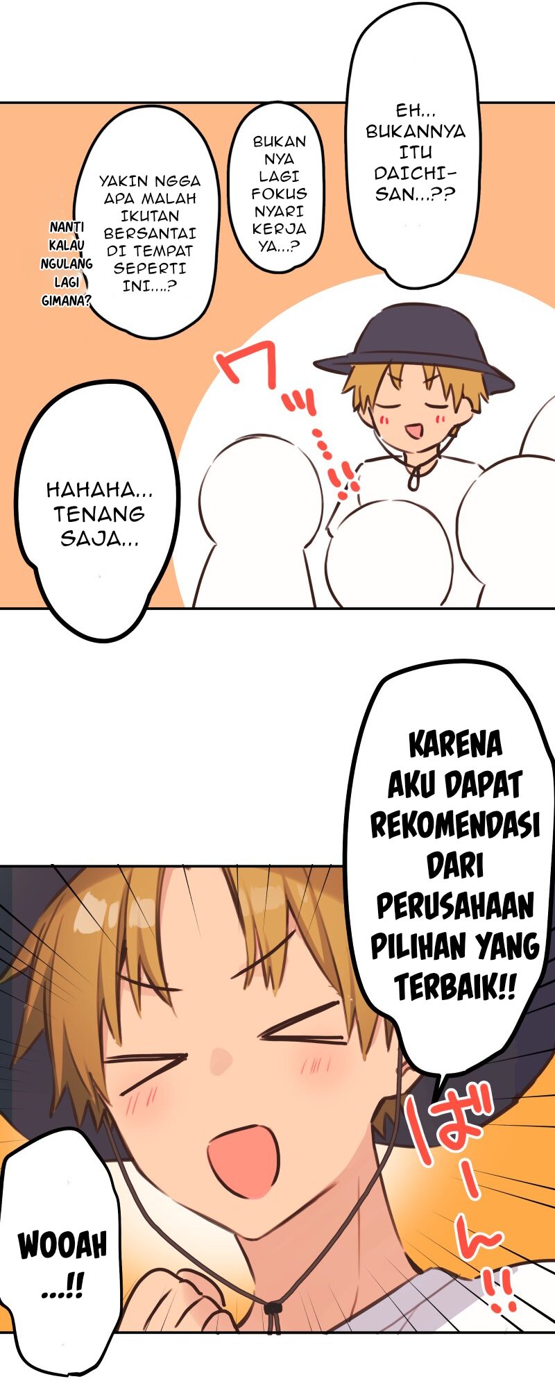 Waka-chan Is Flirty Again Chapter 202 Gambar 14