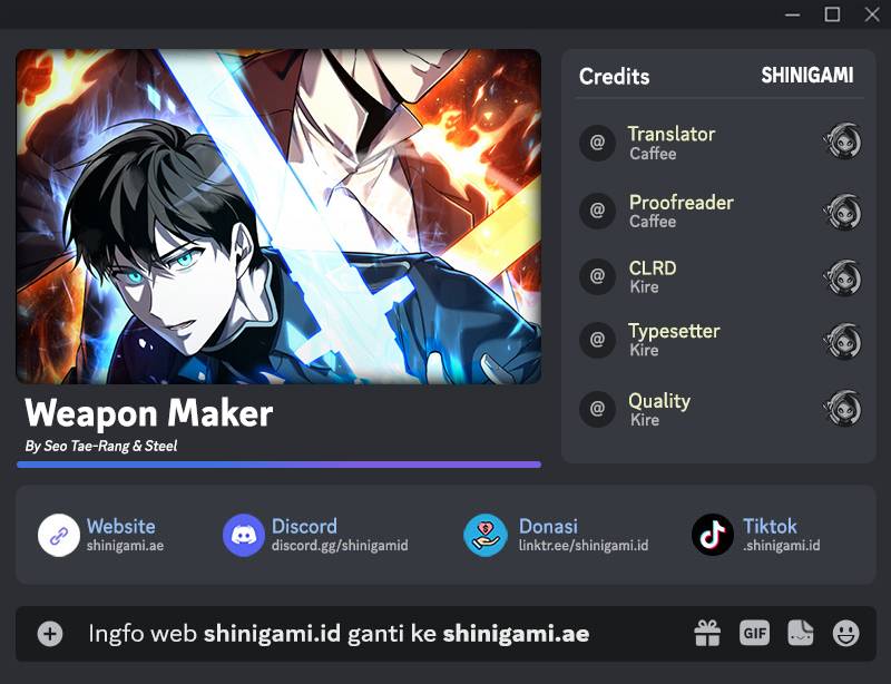 Weapon Maker Chapter 07 Gambar 1