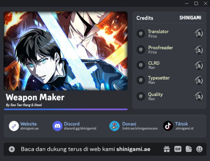 Weapon Maker Chapter 35 Gambar 1