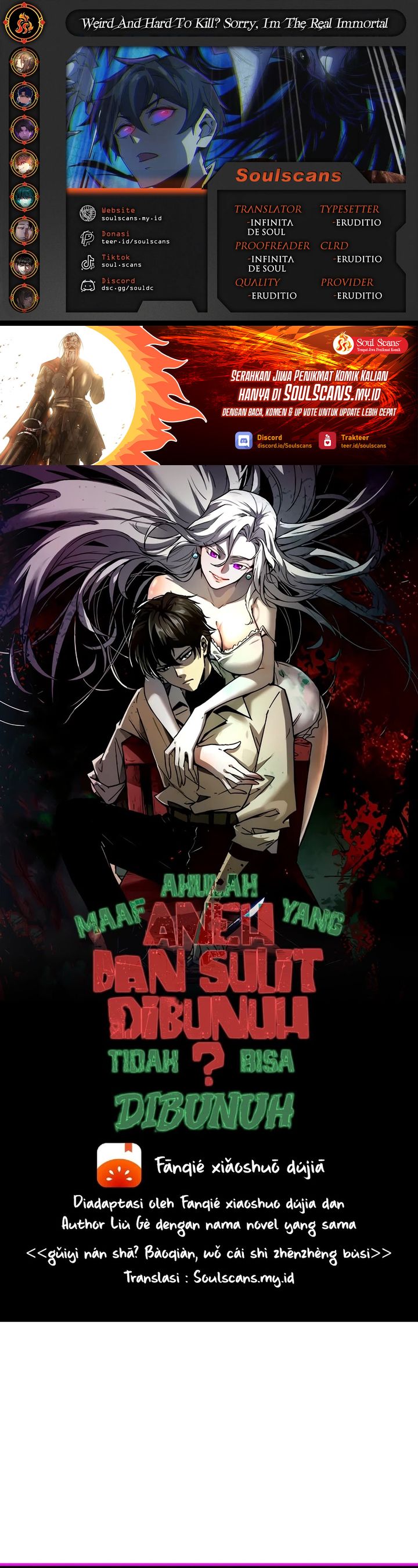 Weird and Hard to Kill? Sorry, I’m the Real Immortal Chapter 81 Gambar 1