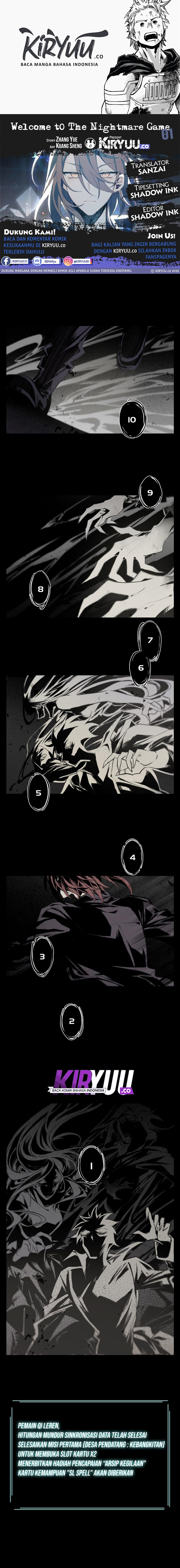 Welcome to the Nightmare Game Chapter 01 Gambar 1