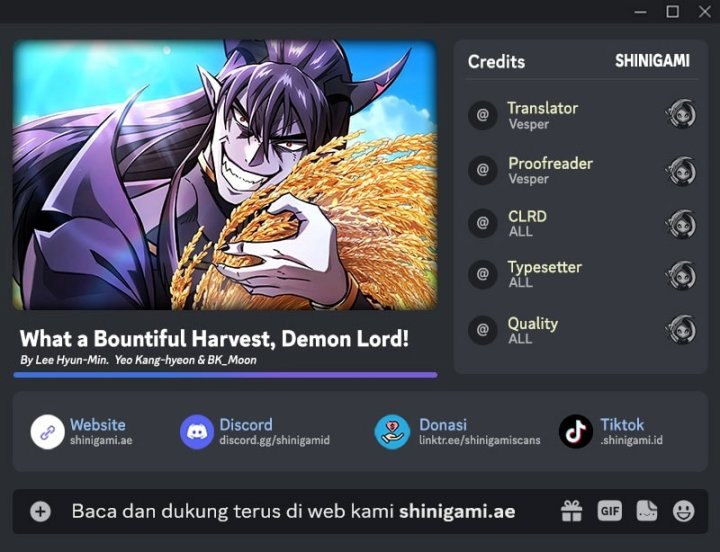 What A Bountiful Harvest, Demon Lord! Chapter 06 Gambar 1
