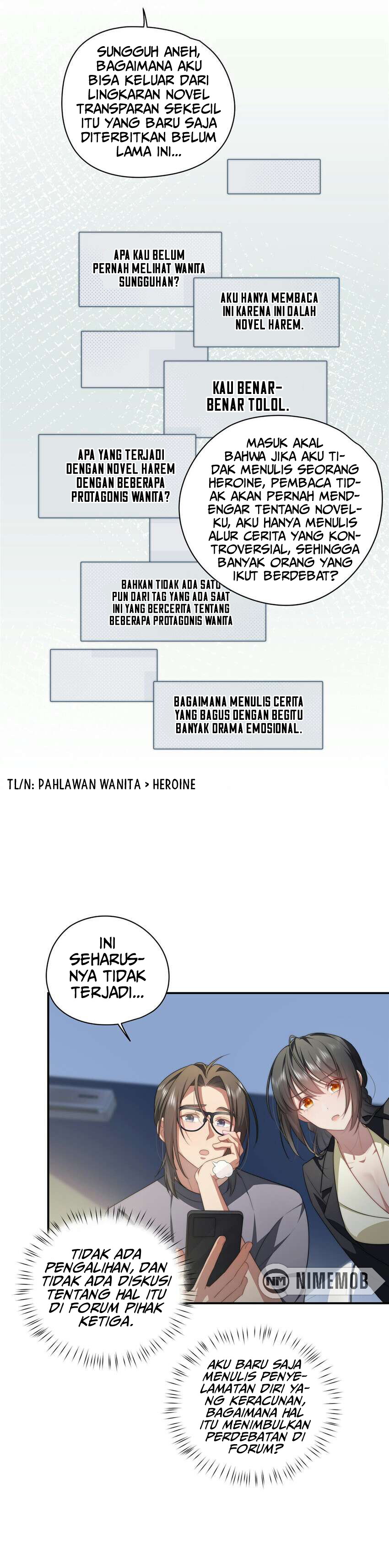 What Do You Do If the Heroine Escapes From Your Novel Chapter 21 Gambar 15