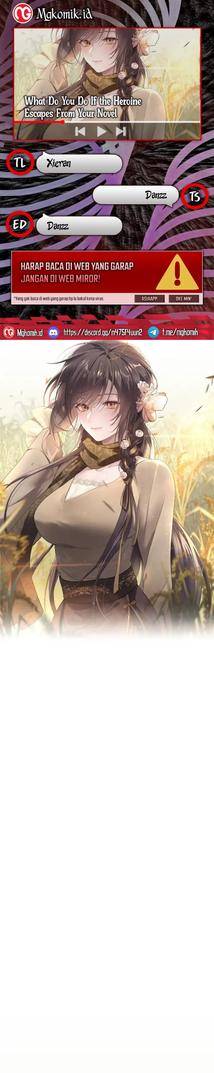 What Do You Do If the Heroine Escapes From Your Novel Chapter 74 Gambar 1