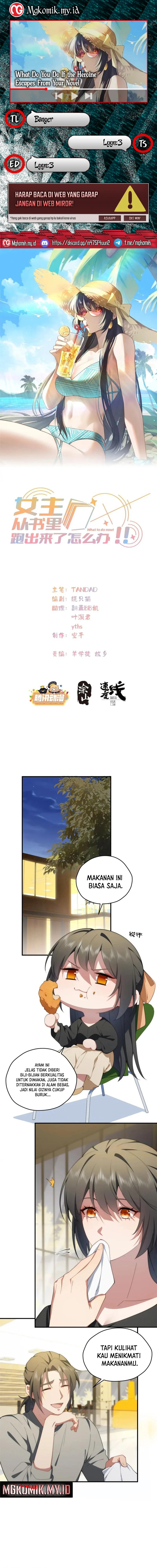 What Do You Do If the Heroine Escapes From Your Novel Chapter 103 Gambar 1