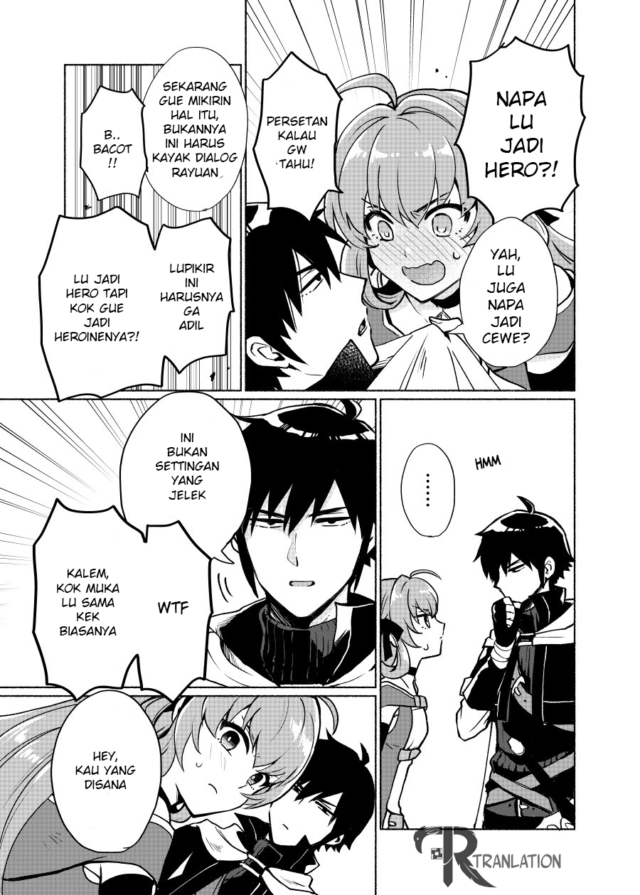 When I Was Reincarnated in Another World, I Was a Heroine and He Was a Hero Chapter 01 Gambar 6