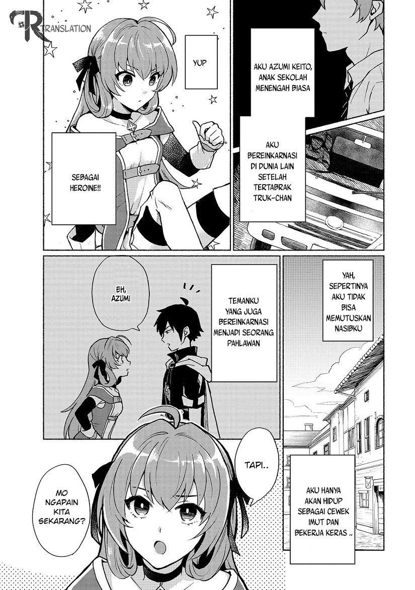 When I Was Reincarnated in Another World, I Was a Heroine and He Was a Hero Chapter 02 Gambar 2