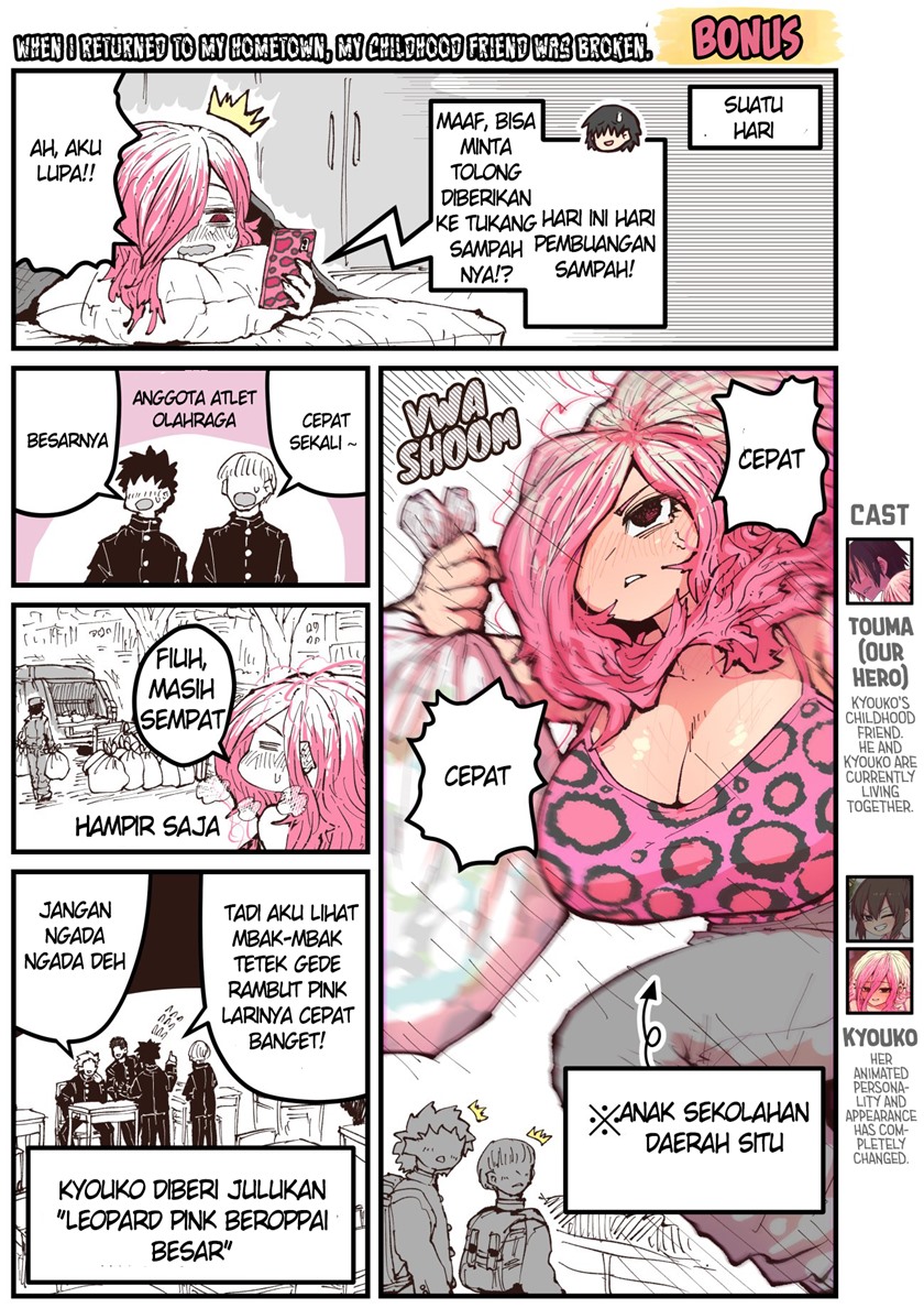 When I Returned to My Hometown, My Childhood Friend was Broken Chapter 33.5 Gambar 1
