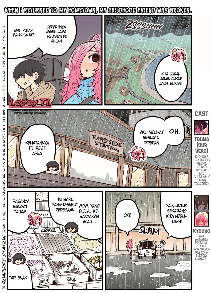 When I Returned to My Hometown, My Childhood Friend was Broken Chapter 36 Gambar 1