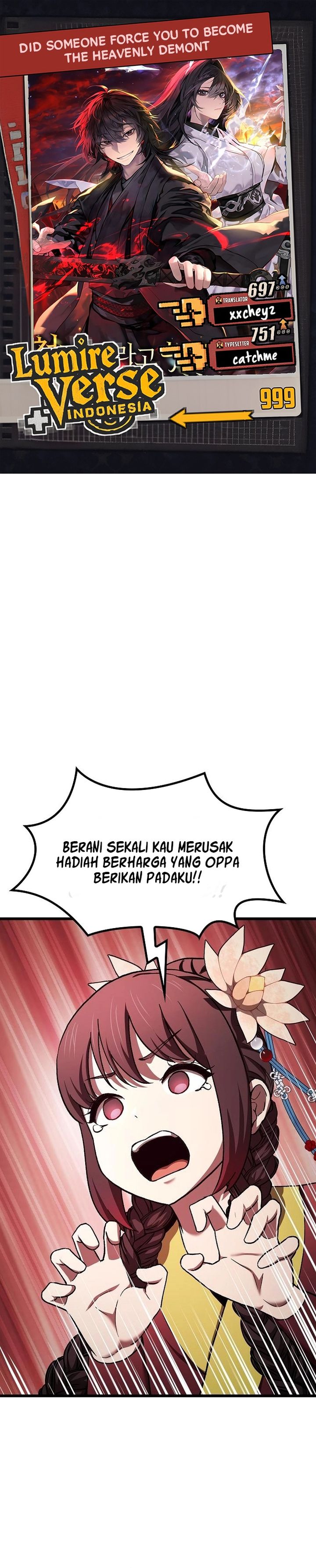 Who’s threatening you with a knife to make you a Heavenly Demon? (Did Someone Force You to Become the Heavenly Demon?) Chapter 14 Gambar 1