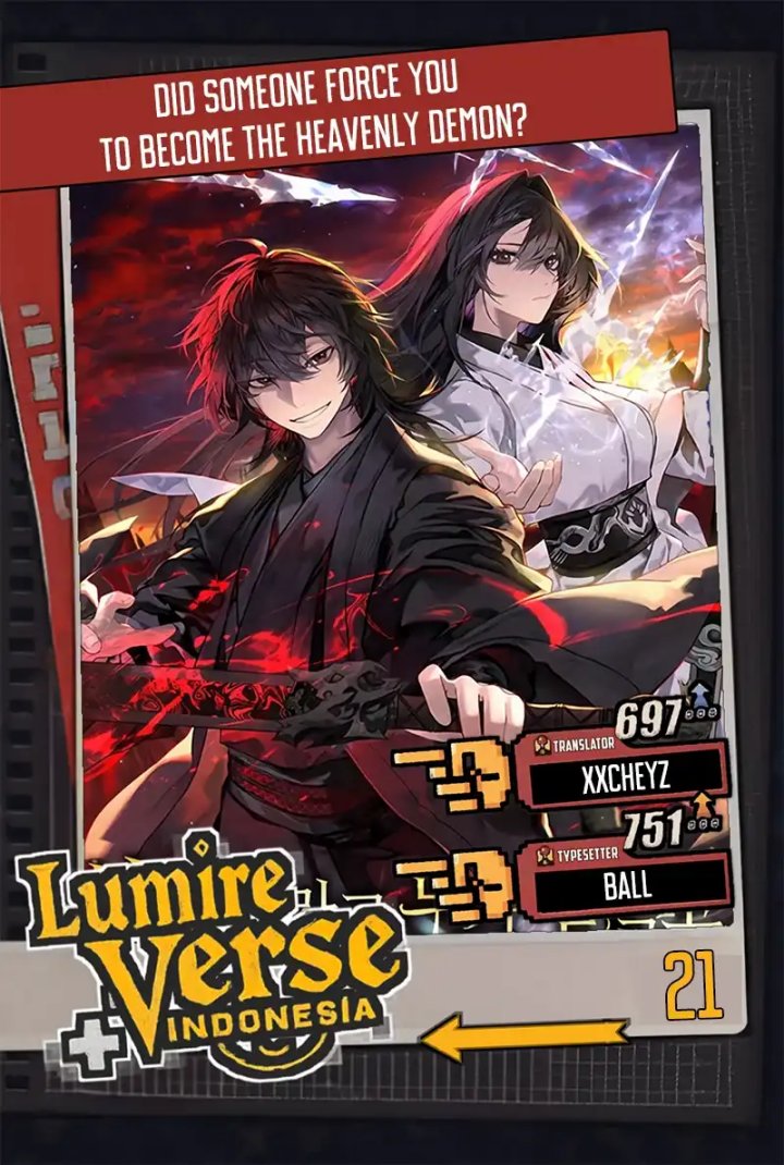 Who’s threatening you with a knife to make you a Heavenly Demon? (Did Someone Force You to Become the Heavenly Demon?) Chapter 21 Gambar 1