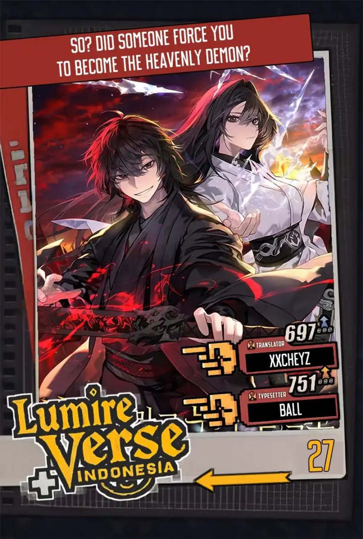 Who’s threatening you with a knife to make you a Heavenly Demon? (Did Someone Force You to Become the Heavenly Demon?) Chapter 27 Gambar 1