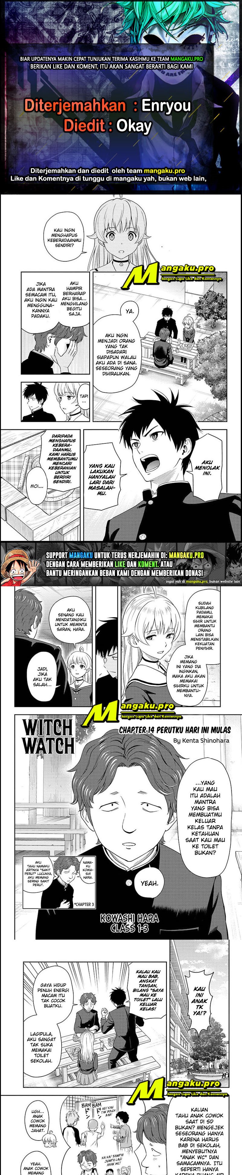 Witch Watch Chapter 14 Gambar 1