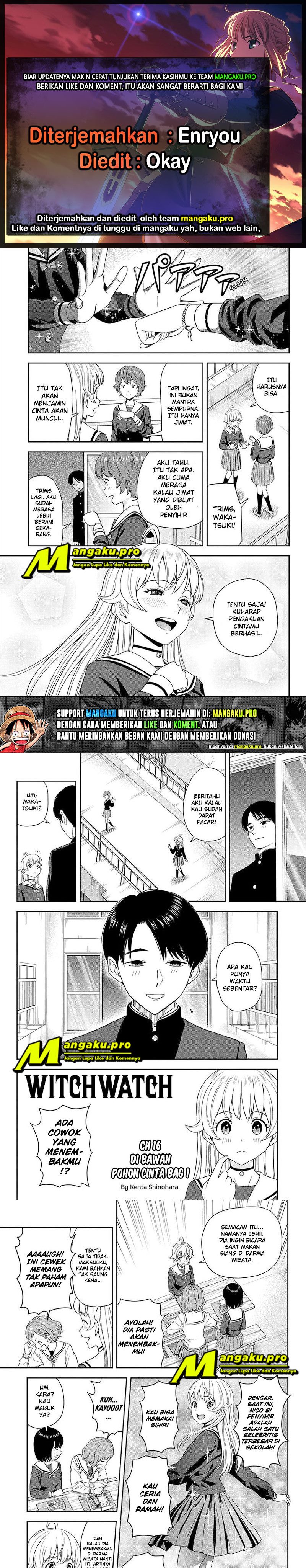 Witch Watch Chapter 16 Gambar 1