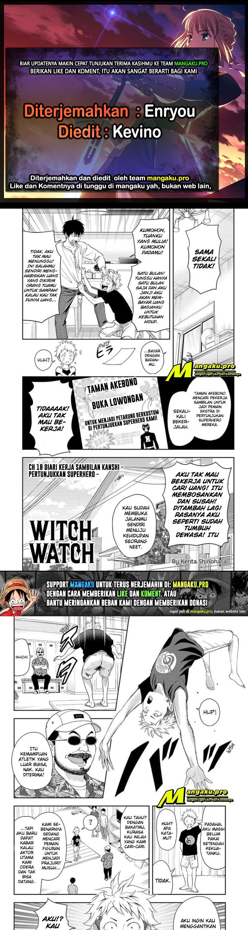 Witch Watch Chapter 18 Gambar 1