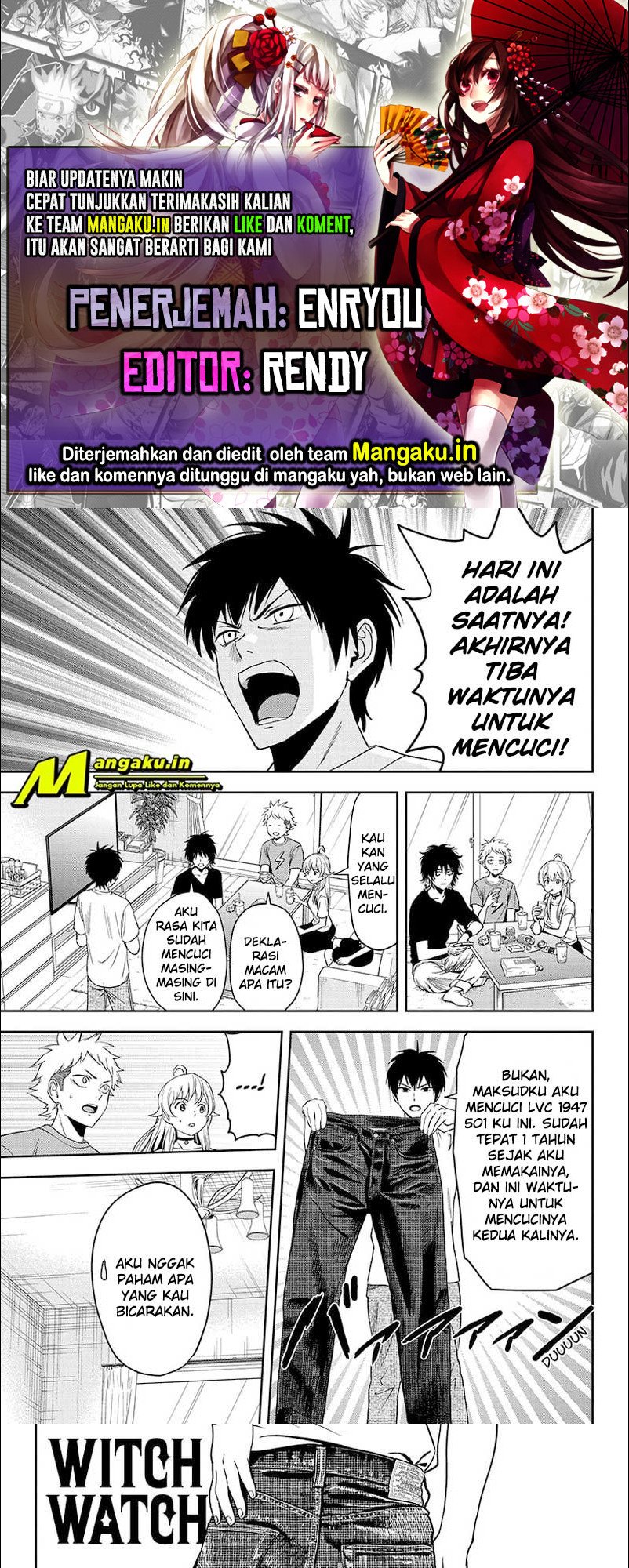 Witch Watch Chapter 50 Gambar 1
