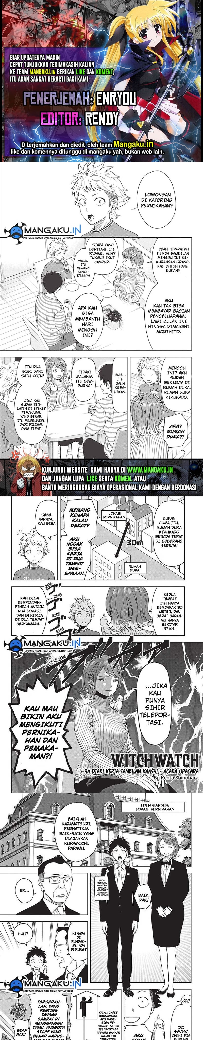 Witch Watch Chapter 94 Gambar 1